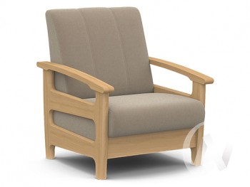 Кресло для отдыха Омега (бук лак/CATANIA LATTE) в Решётах - reshyoty.mebel54.com | фото