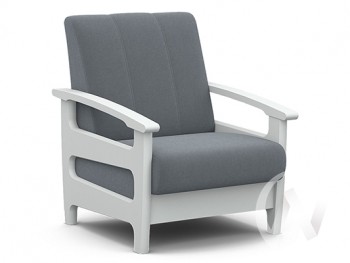 Кресло для отдыха Омега (снег лак/CATANIA SILVER) в Решётах - reshyoty.mebel54.com | фото