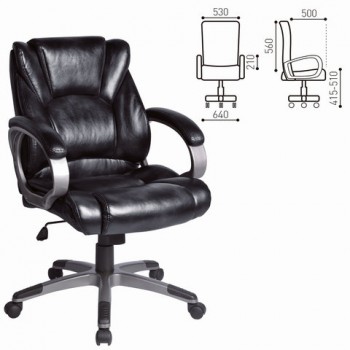 Кресло офисное BRABIX Eldorado EX-504 (черный) в Решётах - reshyoty.mebel54.com | фото