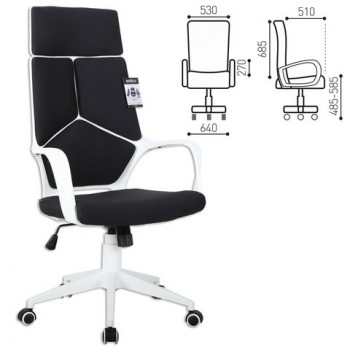 Кресло офисное BRABIX Prime EX-515 (черная ткань) в Решётах - reshyoty.mebel54.com | фото