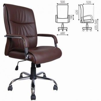 Кресло офисное BRABIX Space EX-508 (коричневый) в Решётах - reshyoty.mebel54.com | фото