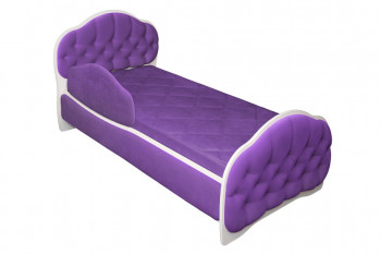 Кровать 170 Гармония 32 Фиолетовый (мягкий бортик) в Решётах - reshyoty.mebel54.com | фото