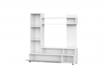Мебель для гостиной "МГС 9" Белый / Цемент светлый в Решётах - reshyoty.mebel54.com | фото