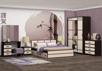 Модульная спальня Сакура в Решётах - reshyoty.mebel54.com | фото
