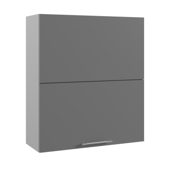 Ройс ПГПМ 800 Шкаф верхний Blum Aventos HF (Графит софт/корпус Серый) в Решётах - reshyoty.mebel54.com | фото