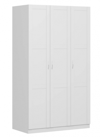 Шкаф трехдверный Пегас сборный белый в Решётах - reshyoty.mebel54.com | фото